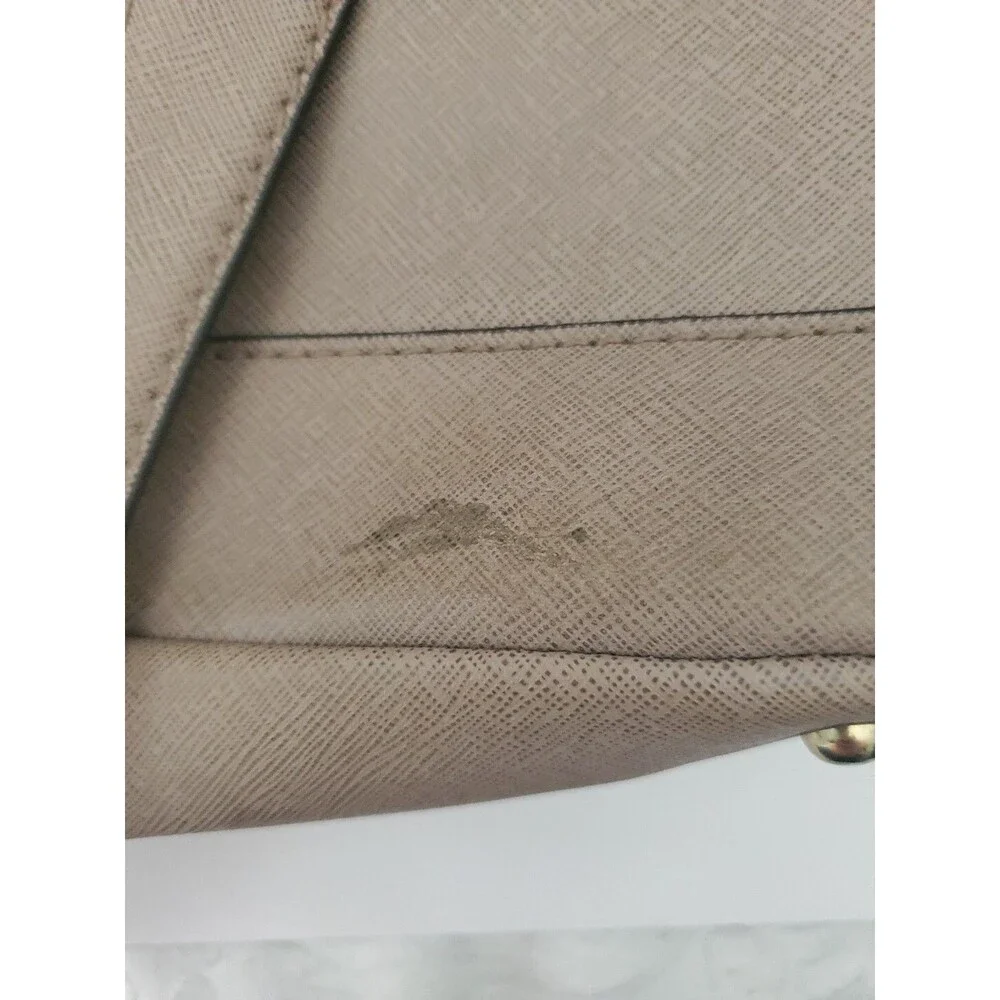Liz Claiborne Black Leather Purse Gold Accents